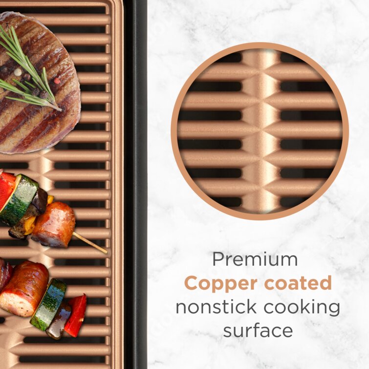 Indoor Smokeless Grill with Copper Coat