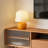 Cream Mushroom Table Lamp With E26 3-color Bulb