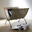 Montego Metal Free Standing Magazine Rack