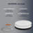 Slim 7 Inch LED Flush Mount Outdoor Light 15W 1000LM 5CCT 2700K-5000K Dimmable LED Ceiling Light Wet Rated IP65 Waterproof ETL - Black 2 Pack