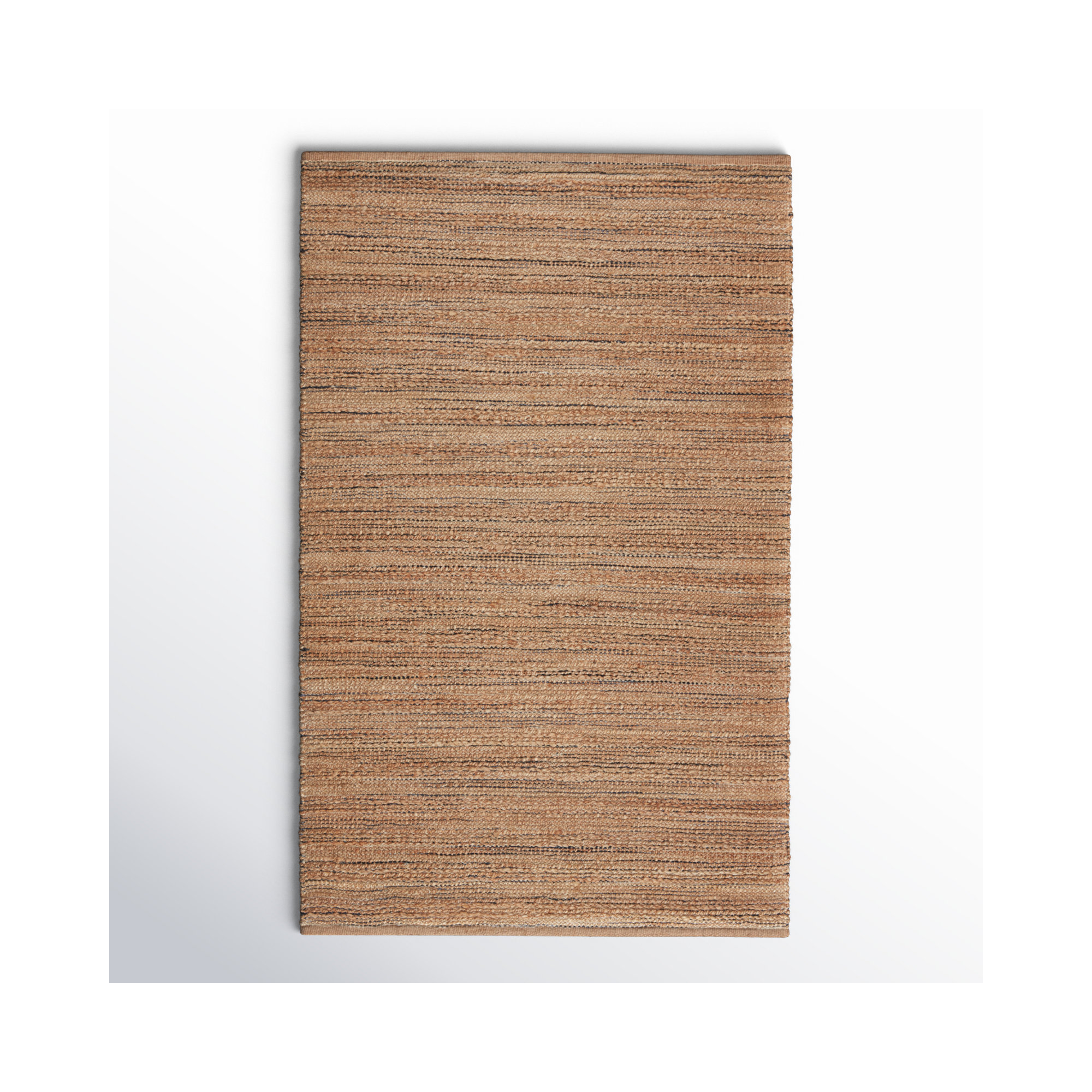 Caroline Handmade Tan Rug, Rectangle 2'6" x 4'
