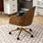 Genuine Leather Upholstered Office Chair-1751880201