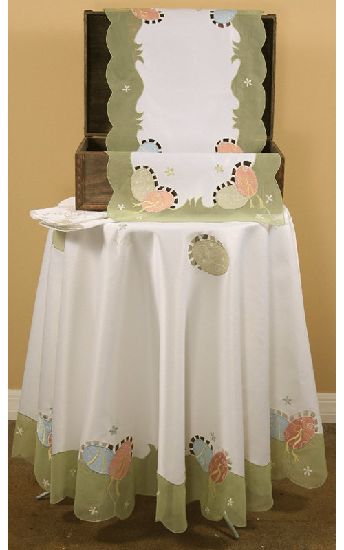 Easter Egg Round Tablecloth