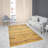 Tapis jaune en coton Stephoe-1306259113
