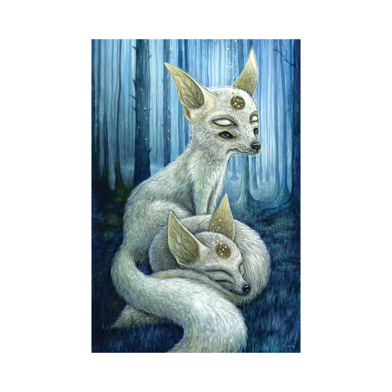 Freyr and Frigg 1 Piece Wrapped Canvas Wall Art, 66.04 cm H x 45.72 cm W x 1.91 cm D