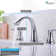 Widespread 2-handle Bathroom Faucet with Drain Assembly