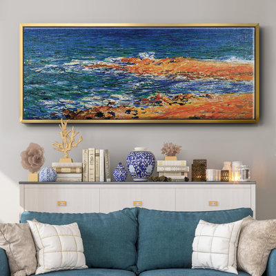 La mer «Big Blue» à Antibes, 1888 - Toile encadrée