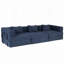 Chenille fabric Convertible Floor Sofa Bed-2010586899