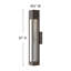 Vapor 1 Light Outdoor Sconce-681491839-681491836