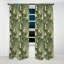 Bamboo Elegance Tropical Motif VI - Rideau à motif floral - Rideau occultant à motif floral - 1 panneau-107546137
