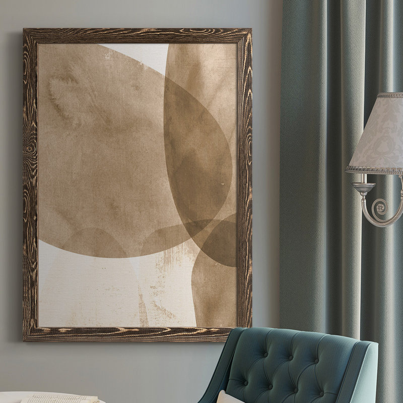 Retherford, objet neutre I - reproduction de photo sur toile, H 43,5 po x l 31,5 po x P 1 po, Noyer