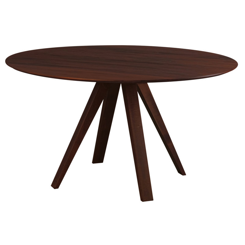 Table de salle à manger en bois massif Cullinan, H 29 po x l 42 po x P 42 po, Rockport, Rockport