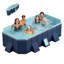 Piscine familiale rectangulaire pour la cour-130822270