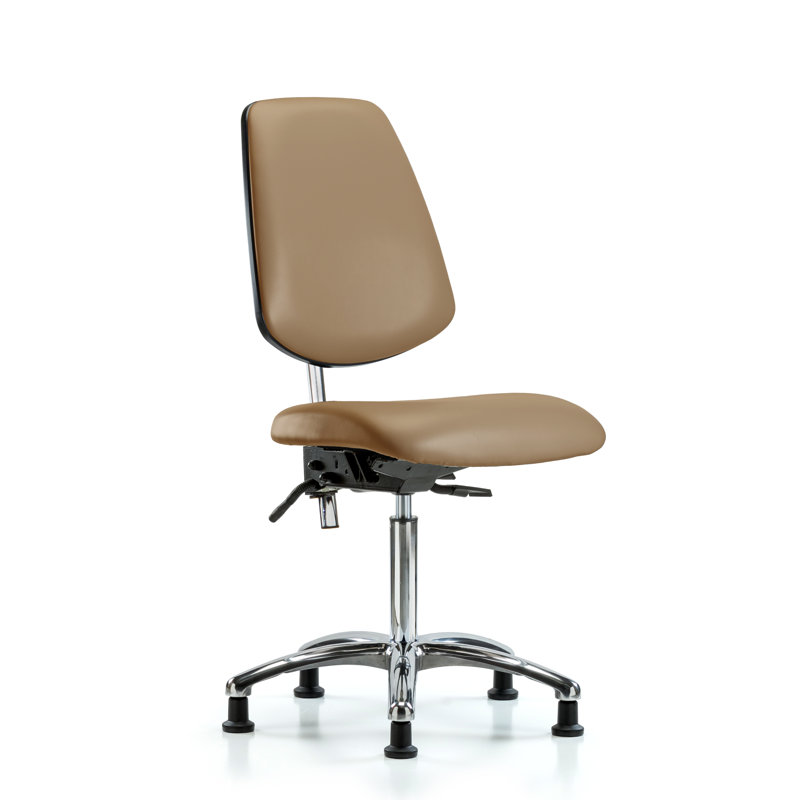 Chaise de travail Isabell, Patins, Inclus, Taupe
