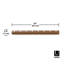 Flip 8-Hook Wall-Mounted Coat Rack, Solid Wood with Flip-Down Hooks for Entryway, Bedroom, Office-86713328