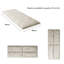 Kayjah 30 cm x 75 cm Peel and Stick Upholstered Wall Paneling in Pearl