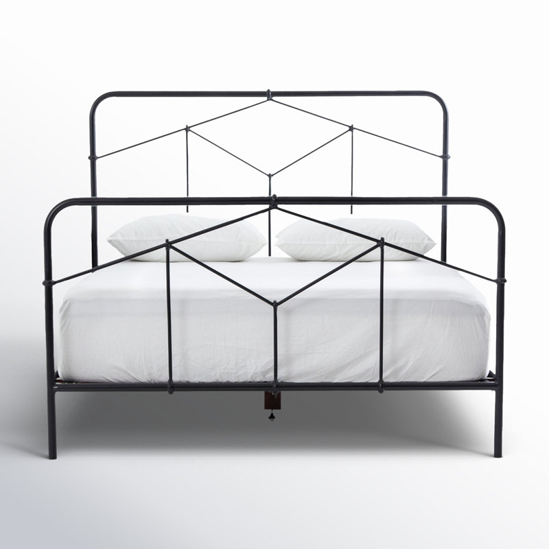 Casey Bed, Queen, Vintage Black