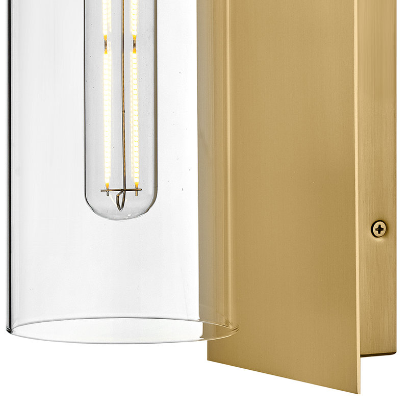 Chimere Armed Sconce, Lacquered Brass