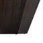'' Octagonal Black Walnut Rubber Wood Coffee Table Set For Living Room And Bedroom