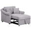 Fauteuil convertible en chenille Eloria-116844535