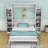 Rashem Wood Murphy Bed with Shelves and LED Lights-883310306-883310307
