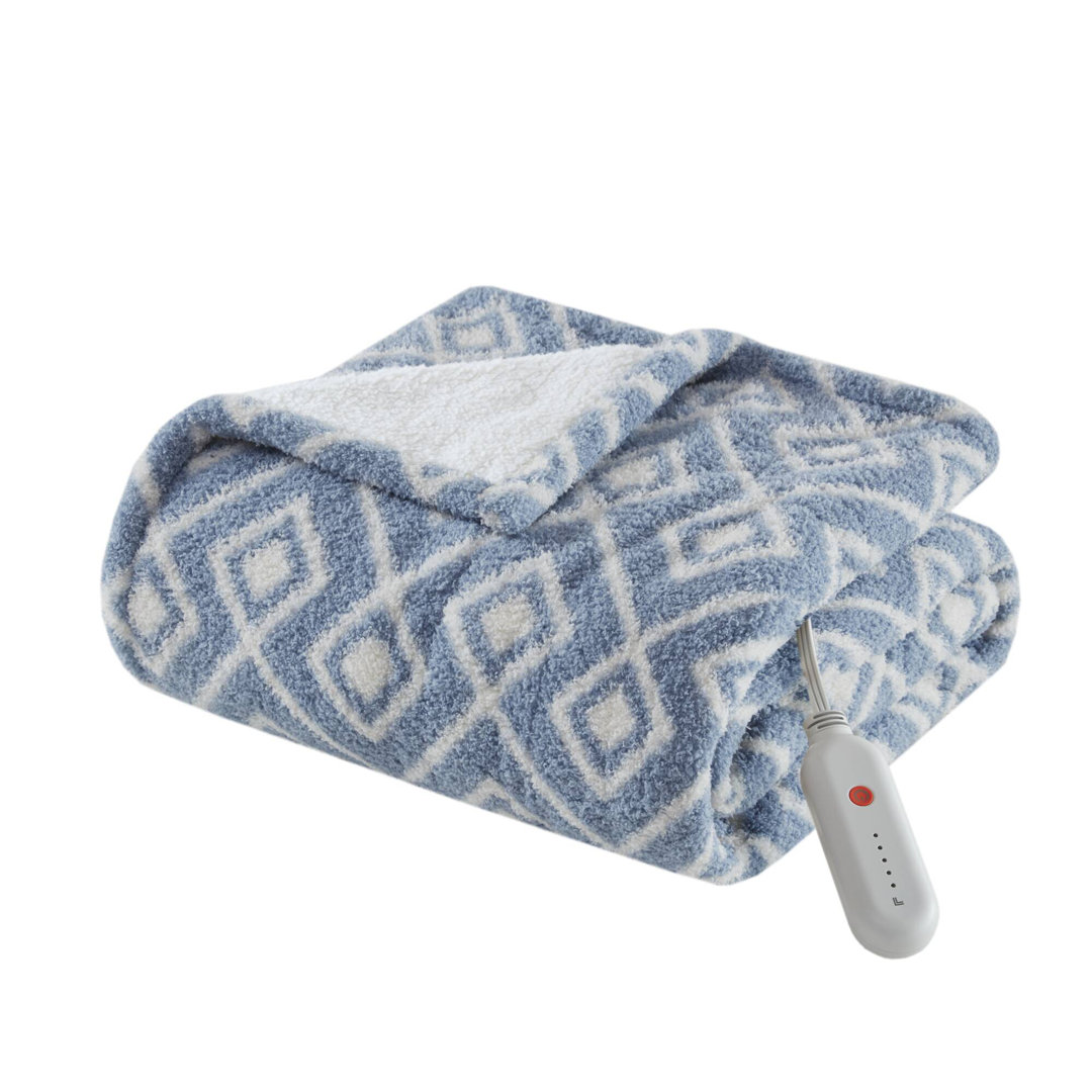 Amira Dream Soft Heated Throw Sharper Image 