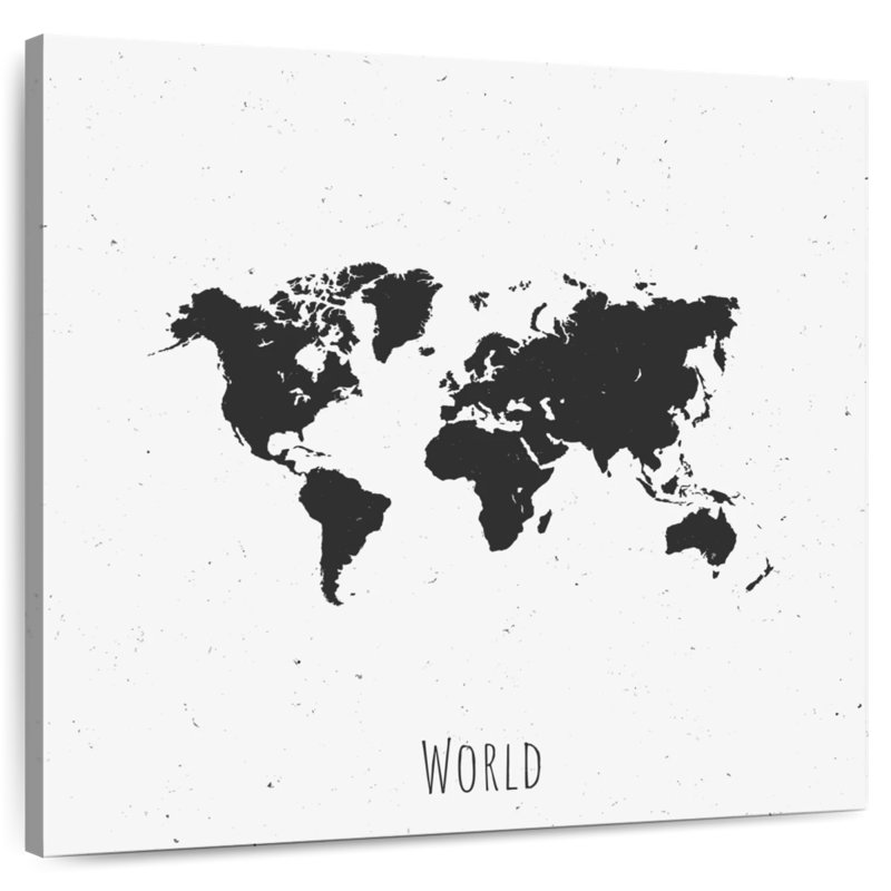 Aliaz Basic World Map, 30" H x 30" W