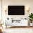 Luxury Fluted TV Stand, Entertainment Center For Tvs Up To 65", Modern Media Console With Drawer And Cabinets, TV Console For Living Room Bedroom-1667732433