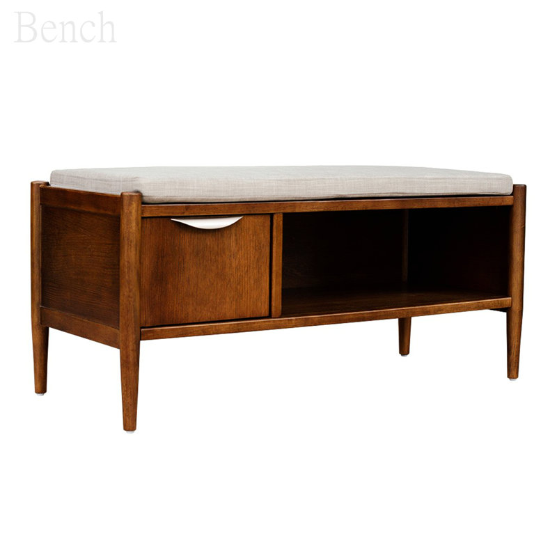 Arliss Polyester Upholstered Storage Bench