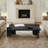 Solid Ash Wood Coffee Table-1608236620