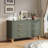 6-Drawer Double Dresser In Olive