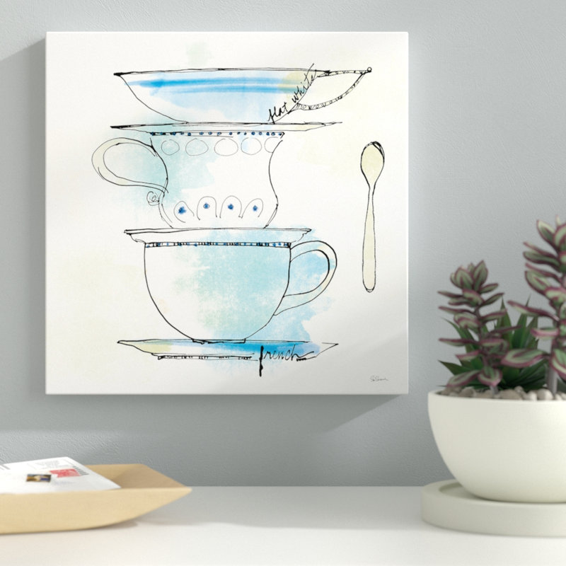 Good Brew VI, reproduction d'art sur toile tendue, H 18 po x l 18 po x P 1,5 po, Toile avec cadre noir, Pas de tapis
