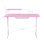 Bureau d'ordinateur avec tablette en carbone Techni Sport TS-200, rose
