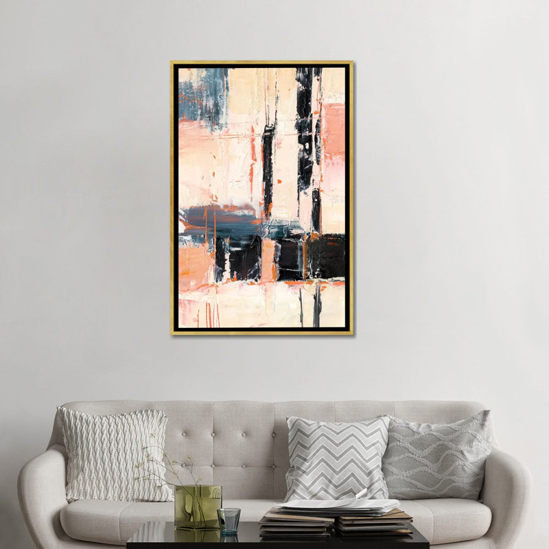 " Coral & Sand II " by Ethan Harper, No Mat, Gold Framed, 48'' H x 32' W x 1.5'' D