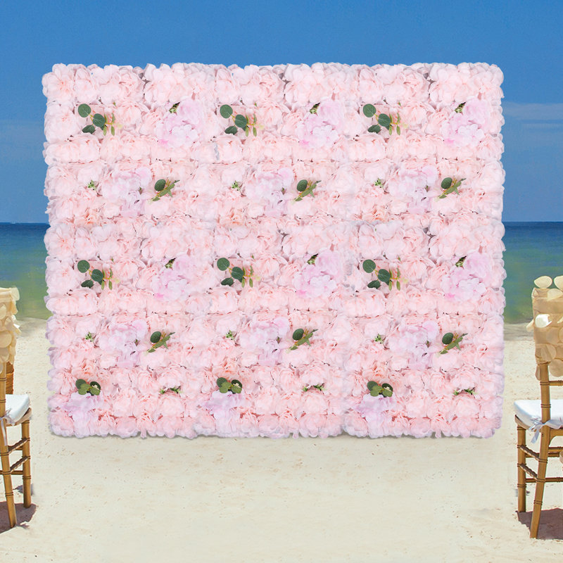Artificial Flower Wall Backdrop For Party Wedding Decor