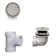 1-1/2" Sch. 40 PVC Tip-Toe Drain Plumber's Pack with Patented Deep Soak 2-Hole Overflow, Elbows and Tee