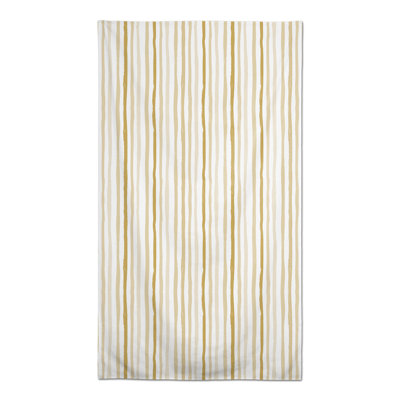 Rectangular Striped Polyester Tablecloth