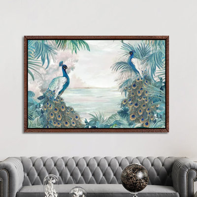 Indian Peafowls - Print on Canvas