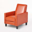 Fauteuil inclinable manuel en lin-1555542131