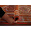 Tapis turc géométrique en laine Oushak 3 x 13