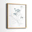 Croquis Indigo I - reproduction encadrée de qualité supérieure - prête à être accrochée - aucun clou requis - aucun clou requis-251388611-251388612
