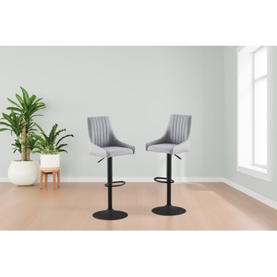 Tabourets de bar réglables (2 / boîte)