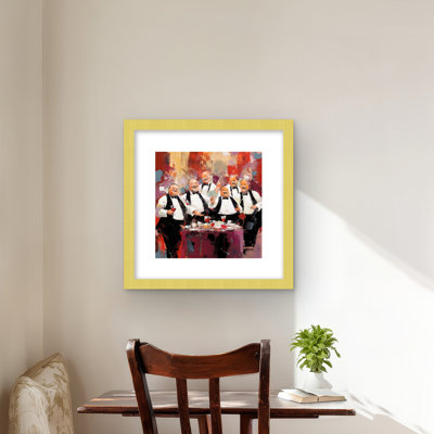 Good friends - Kitchen Food Matted Print for Home Decor