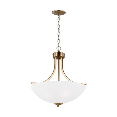 Geary Medium Three Light Pendant from Generation Lighting 