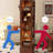 Walnut Modern Solid wood Standard Bookcase