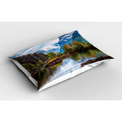Mountain Polyester Toile Sham