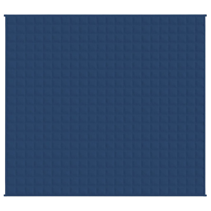 Couverture en tissu , L 86,6 po x L 92,5 po, Bleu