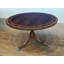Round Mahogany Wood Dining Table