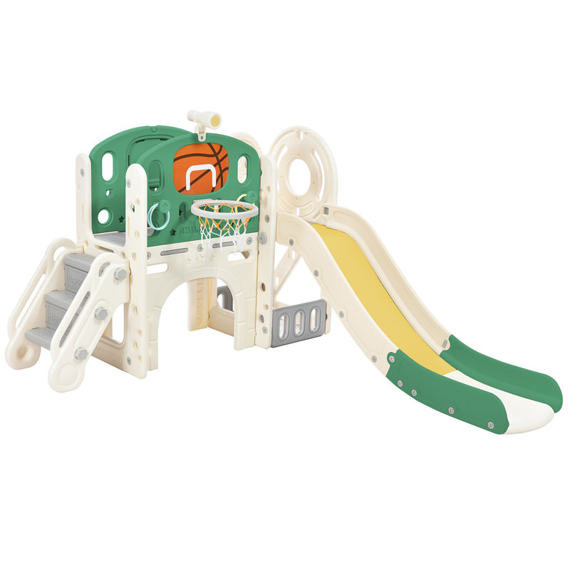Guin Freeport Park 153cm W Plastic Freestanding Slide