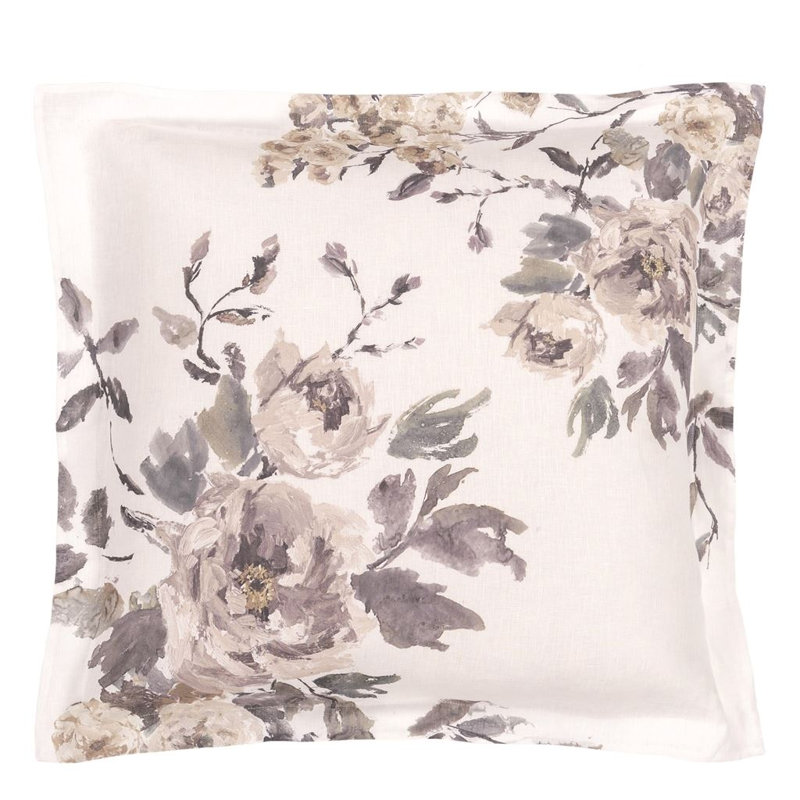 Shanghai Garden Ecru Sham, European Sham